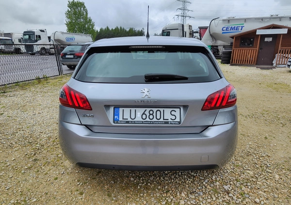 Peugeot 308 cena 58900 przebieg: 74800, rok produkcji 2021 z Lwówek małe 301